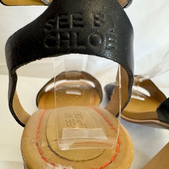 See by Chloe Ankle Strap Heels Black - Picture 7 of 14